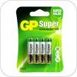 Baterijas GP Super AAA/LR03 Alkaline, 1.5V, 8 gab. papir.slv 