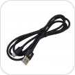 Kabelis USB/micro USB everActive CBB-1.2MB, 1.2m, 2.4A, melns papirs.lv 