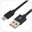 Kabelis USB/micro USB everActive CBB-1.2MB, 1.2m, 2.4A, melns papirs.lv 3