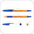 Lodīšu pildspalva ErichKrause R-301 Orage Stick&Grip, 0.7mm, zila papirs.lv 1