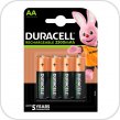 Uzlādējamās baterijas Duracell AA / R6, 2500mAh, Recharge, 4 gab. papirs.lv