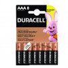 Baterijas Duracell AAA LR03 Alkaline, 1,5V, 8 gab. papirs.lv 
