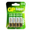 Baterijas GP Super AA/LR6 Alkaline, 1.5V, 8 gab. papirs.lv 
