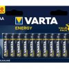 Baterijas VARTA ENERGY AAA/LR03, Alkaline, 1.5V, 10 gab. papirs.lv 
