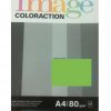 Krāsains papīrs Image Coloraction Java, A4, 80g/m2, 50 loksnes, gaiši zaļš (Dark Green) papairs.lv 3