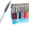 Lodīšu pildspalva Centrum ICE, 0.7mm, automātiska, asorti korpuss, zila