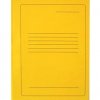 Mape-ātršuvējs no kartona Smiltainis, A4, dzeltena