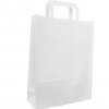 Papīra maisiņš ar rokturiem, 320x160x450mm, 80g/m2, 23.0 l, balts papirs.lv 