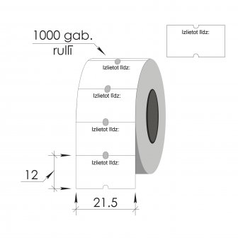 Price labels for labelers, in rolls, Special