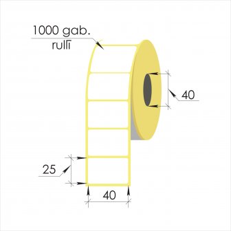 Thermo TOP labels, in rolls