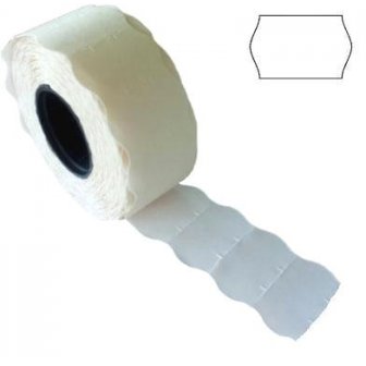 Price labels for labelers, in rolls, White