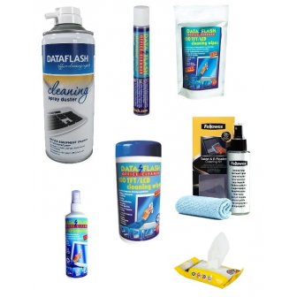 Office equipment cleaning products