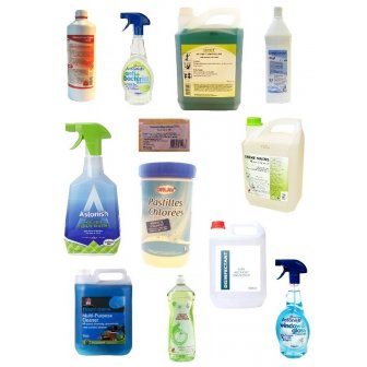 Household chemicals, soap