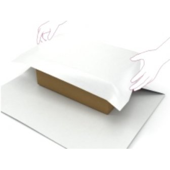 Ietinamais papīrs loksnēs, 72cm x 104cm, 110g/m2, balts kraftpapīrs, 12 loksnes papirs.lv 2