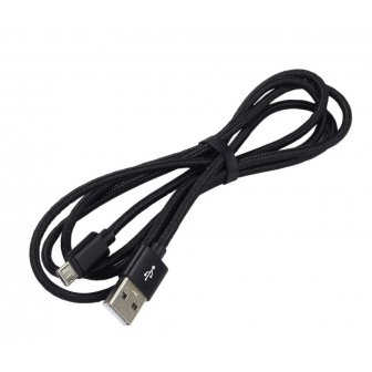 Kabelis USB/micro USB everActive CBB-1.2MB, 1.2m, 2.4A, melns papirs.lv 