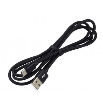 Kabelis USB/USB-C everActive CBB-1.2CB, 1.2m, 3.0A, melns papirs.lv 