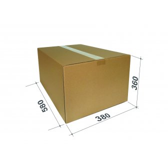 Kartona kaste pakomātiem, L izmērs, 580x380x360mm, brūna papirs.lv 6
