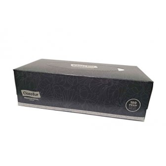 Kosmētiskās salvetes kastītē ClassEur, 21x21cm, 2 kārtas, 150 gab. papirs.lv 2