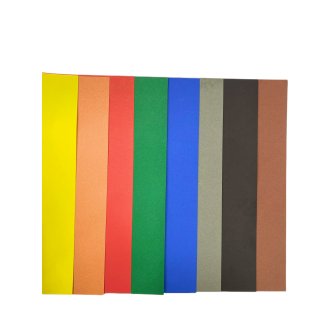 Krāsains kartons Smiltainis, A4, divpusējs, 8 krāsas papirs.lv