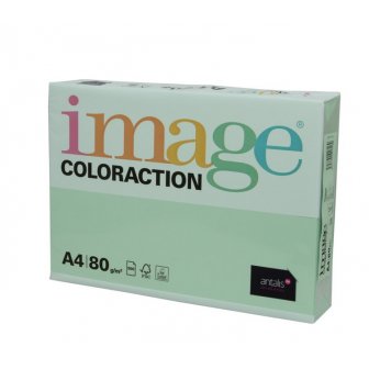 Krasains papīrs Image Coloraction Forest, A4, 80g/m2, 500 loksnes, pasteļzaļš (Pastel Green) papirs.lv 