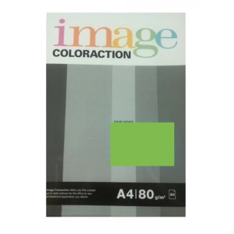 Krāsains papīrs Image Coloraction Java, A4, 80g/m2, 50 loksnes, gaiši zaļš (Dark Green) papairs.lv 3