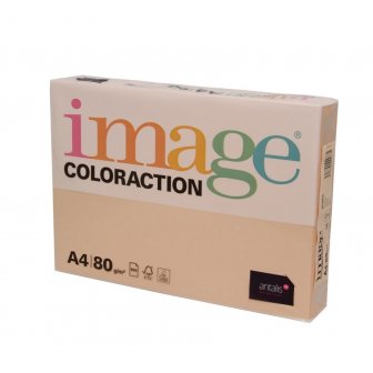 Krāsains papīrs Image Coloraction Savana, A4, 80g/m2, 500 loksnes, laša krāsas (Pale Salmon) papirs.lv 2