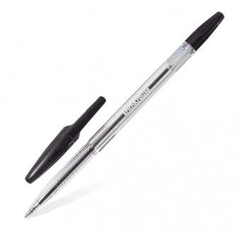 Lodīšu pildspalva ErichKrause R-301 CLASSIK, 1mm, melna