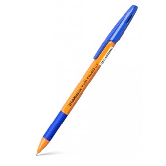 Lodīšu pildspalva ErichKrause R-301 Orage Stick&Grip, 0.7mm, zila papirs.lv