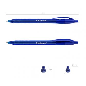Lodīšu pildspalva ErichKrause U-208 Original Matic, 1mm, automātiska, zila papirs.lv 2
