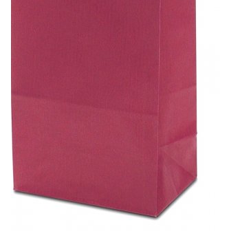 Papīra maisiņš vīna pudelei, 95x65x380mm, sarkans