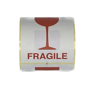 Uzlīmes FRAGILE - 60x80mm/40-150uzl. Vellum (1+0) papirs.lv